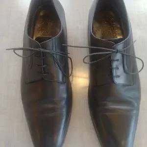 A Testoni Basic Men\'s Black Dress Laceup Derby Shoes Size 12M (128) A Testoni | Shoes | A Testoni Basic Mens Black Dress Laceup  main image 2